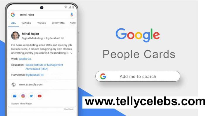 Google People Card Kaise Banaye? Add Me To Search