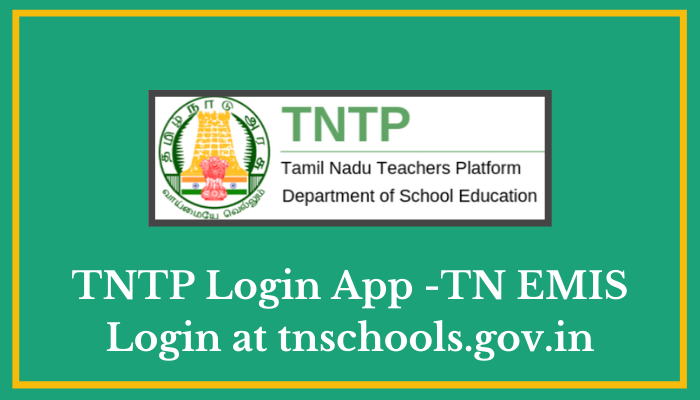 TNTN EMIS: Tamil Nadu Education Management Information System